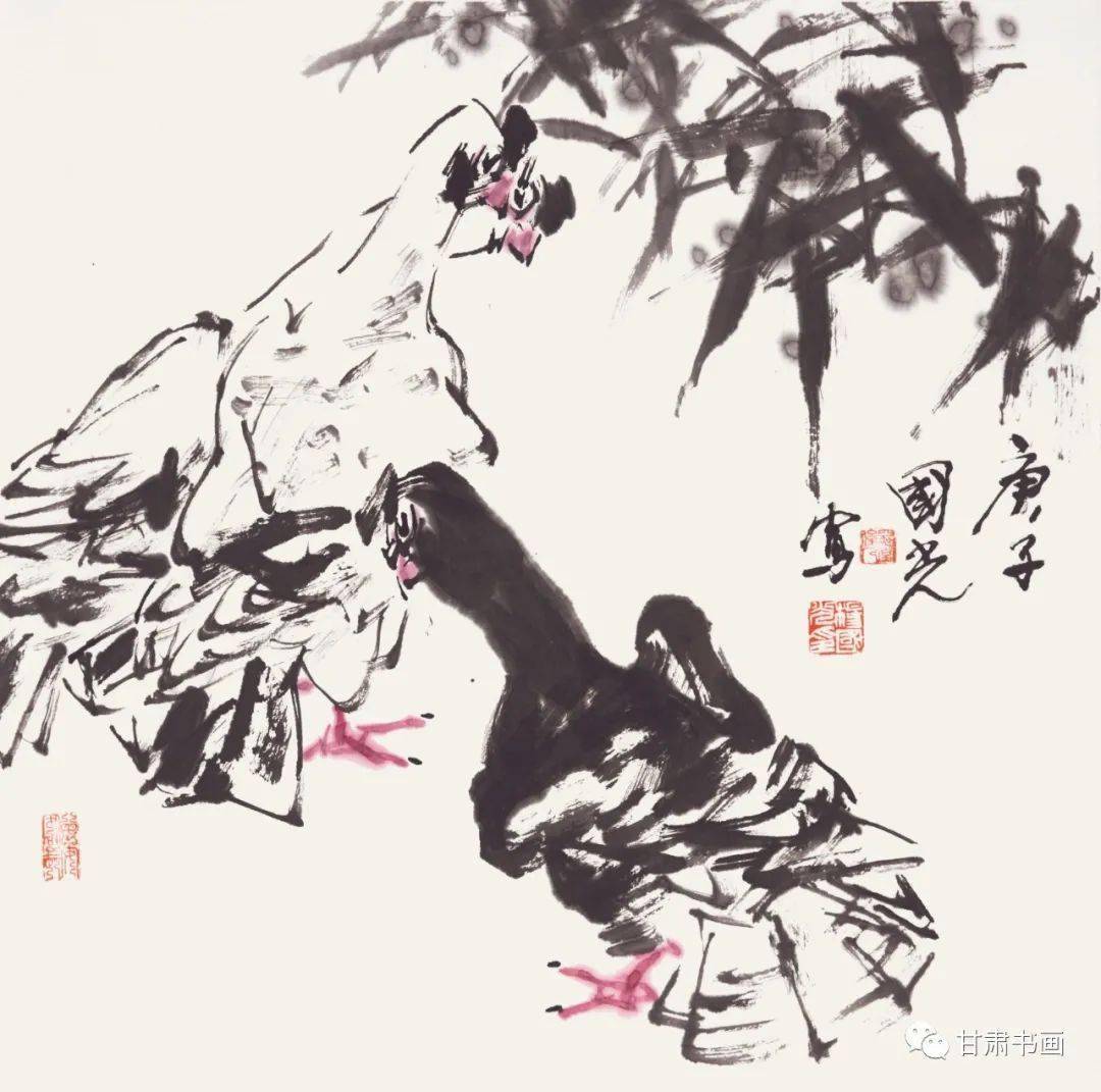 清风雅集杨国光花鸟画小品展播