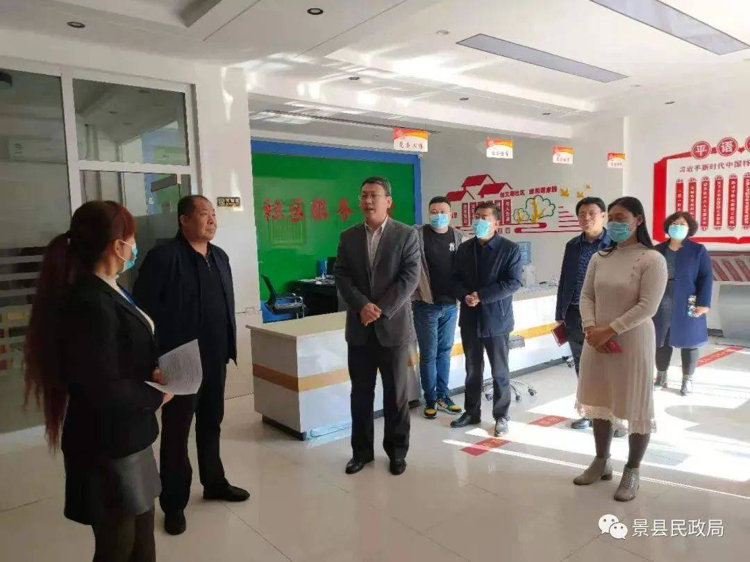 景县县委副书记石帅到社区检查指导工作