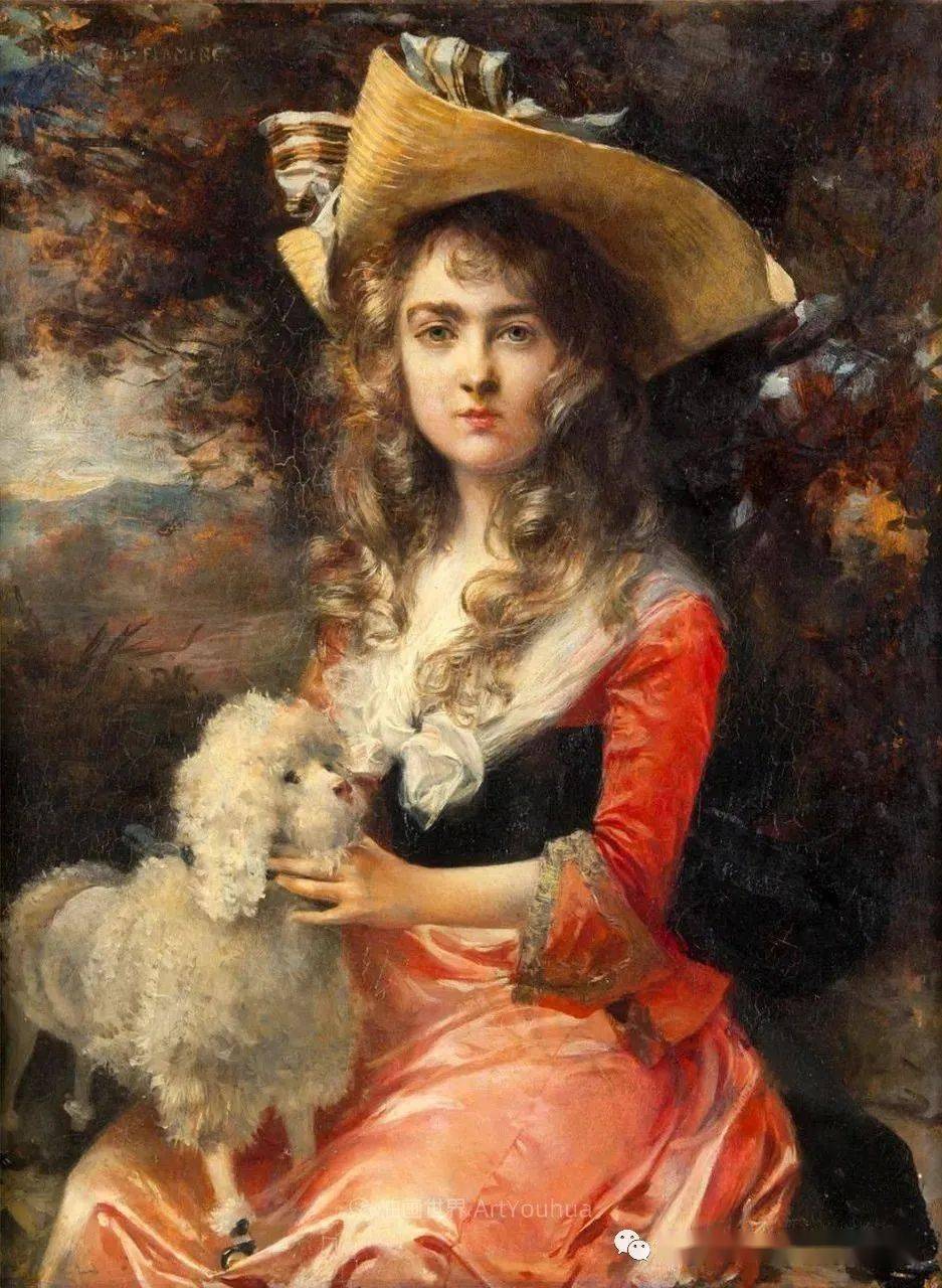 法国第一张钞票的设计者——弗朗索瓦·弗拉芒油画作品欣赏