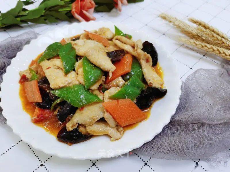 【快乐厨房】鱼香鸡片_版权