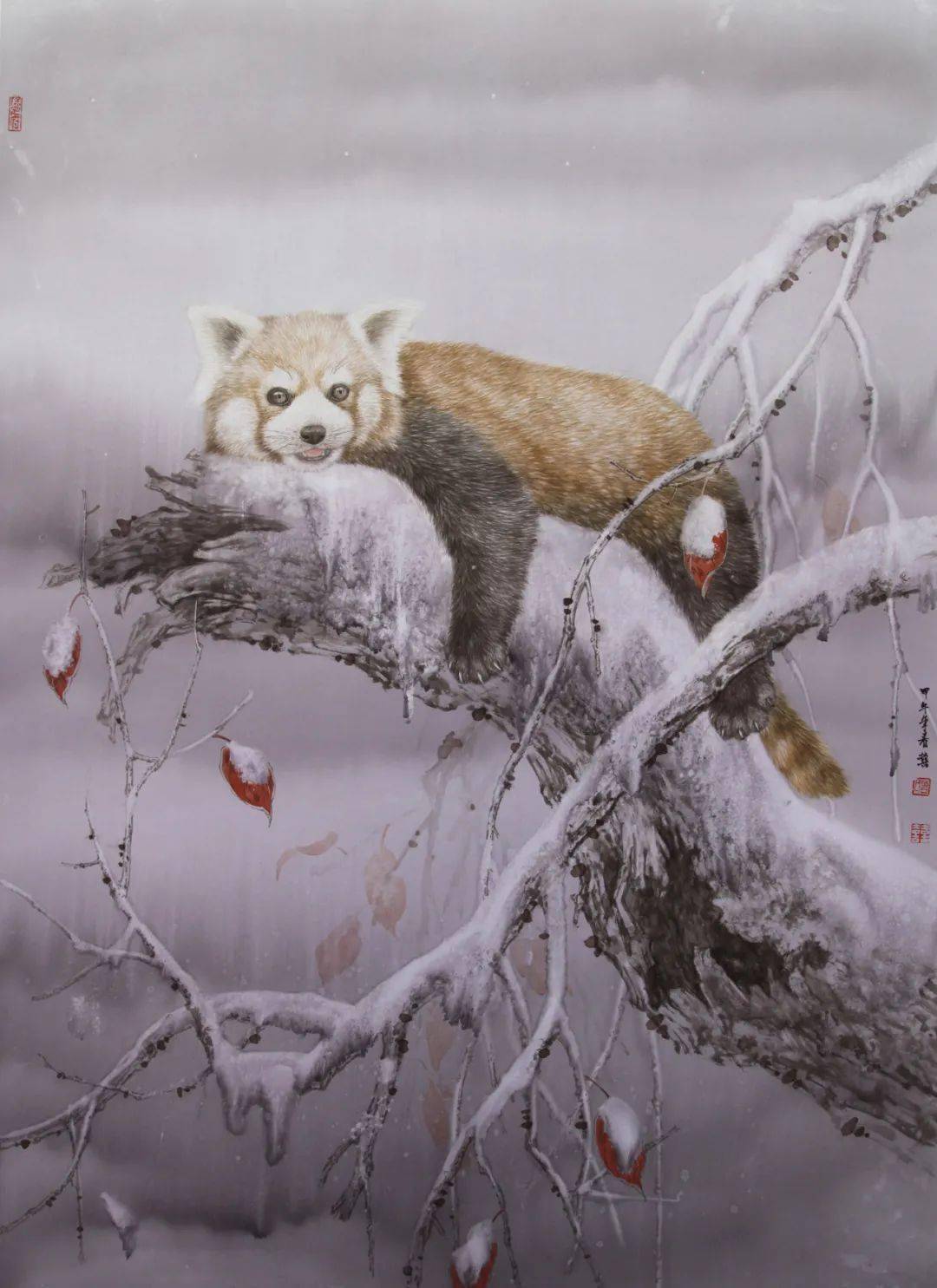 鲁双喜2014年作品《浣雪》鲁双喜2019年作品《瑞雪温情》鲁双喜2011年