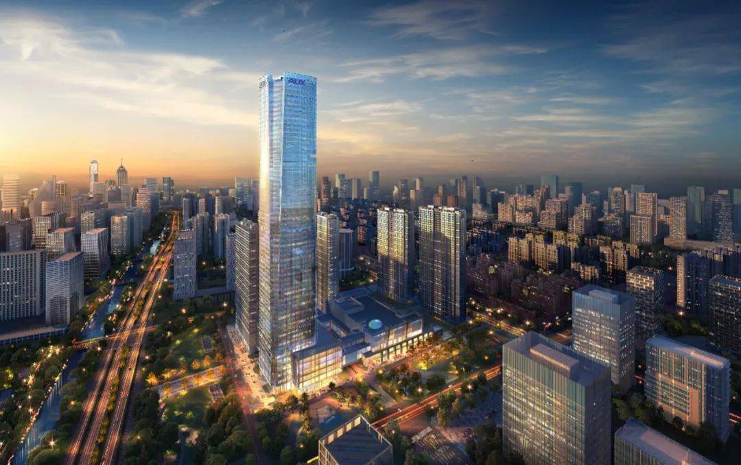 终于未来科技城cbd新地标280米奥克斯广场即将揭开神秘面纱