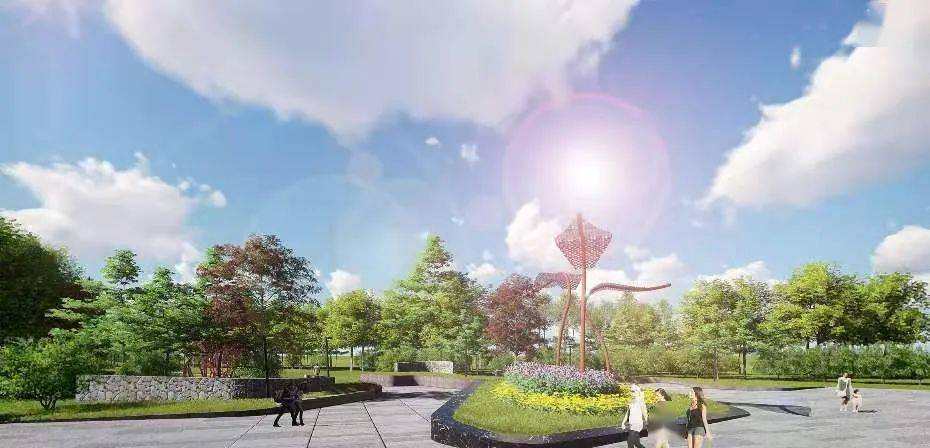 乌苏市新区带状体育公园六大功能区简介