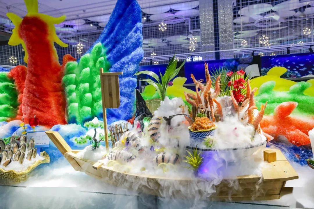 8折分分钟吃回本儿的海鲜自助蓝极海鲜姿造海鲜自助