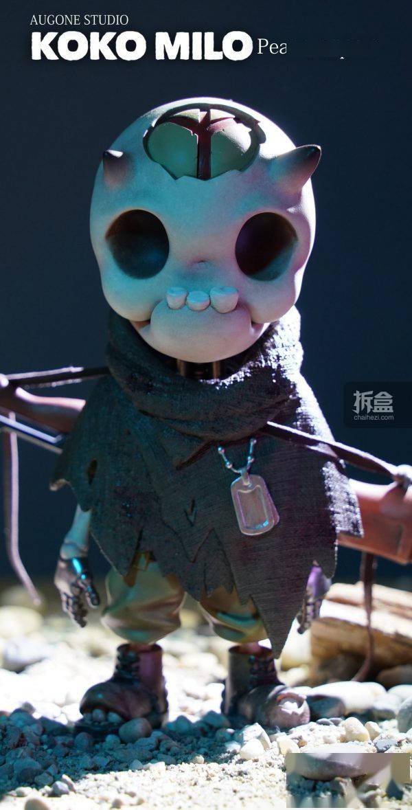 augone studio – koko milo 维和小兵 机械骷髅 潮玩
