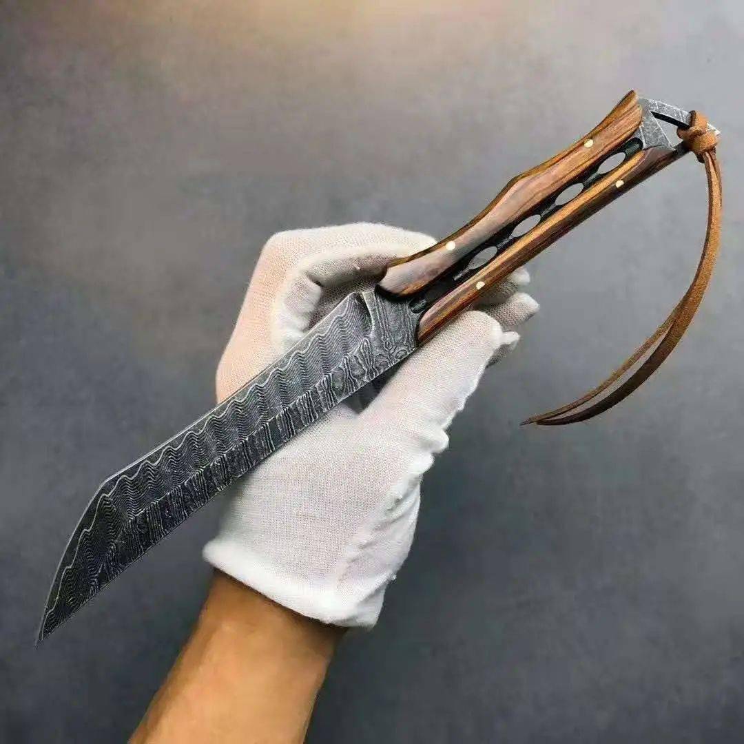 新品上市【助差武士刀】428元包邮,高端配置龙骨一体进口大马士革钢