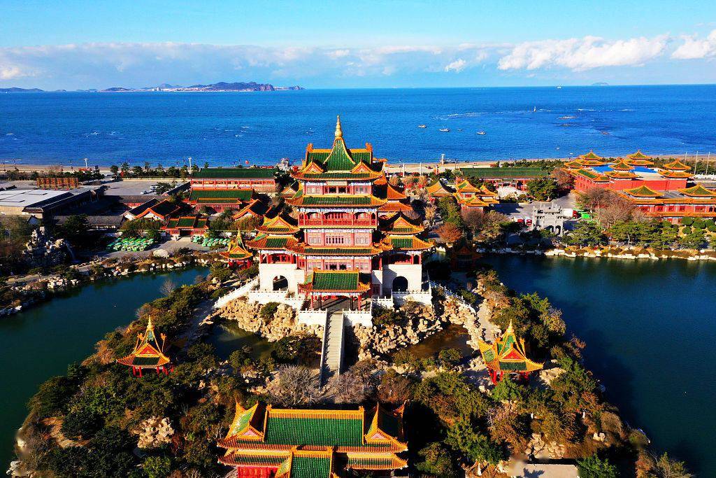 山东烟台蓬莱冬日美景如诗如画