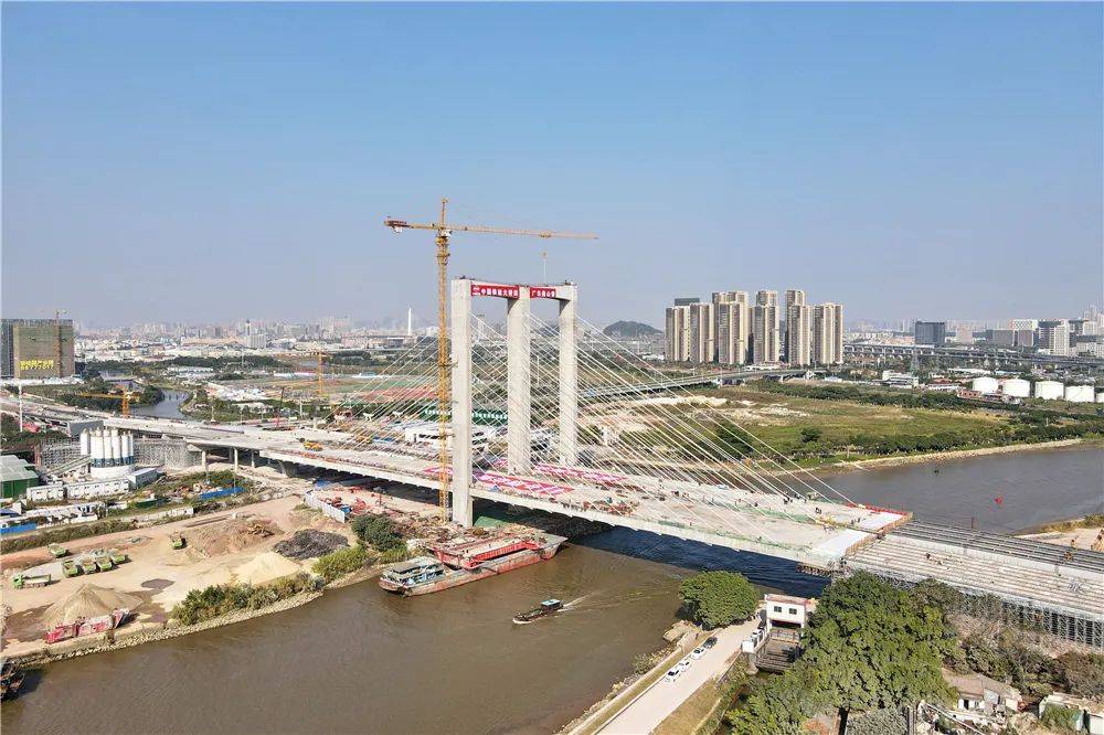 番海大桥主桥合龙通车后禅城到广州南站只需20分钟