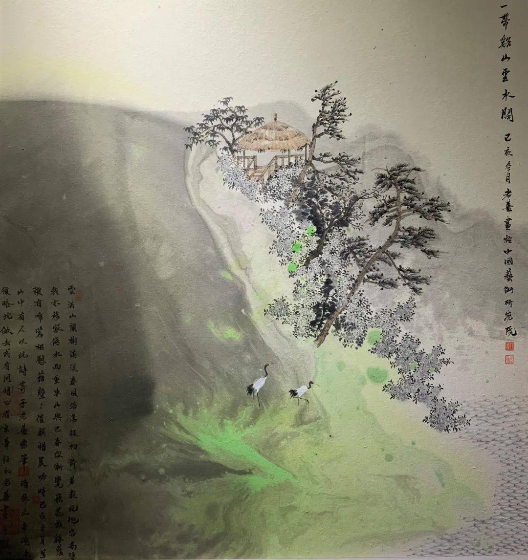 一带溪山云水阔 68x68cm 2019任赛作品幽谷 24x104cm 2016任赛作品远