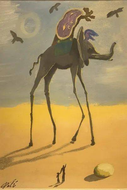 达利 《抽屉女子》 纸上混合色彩萨尔瓦多·多明哥·菲利普·哈辛托