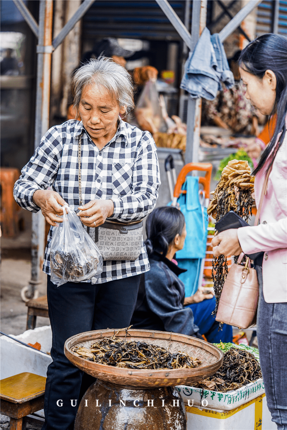大圩赶圩,桂林人热腾腾的生活!