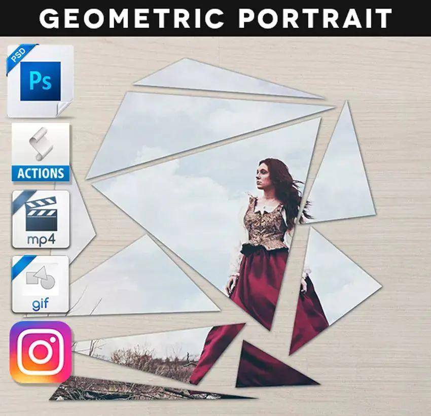 ps软件中20个快速使用的照片镜像效果感受它的强大功能