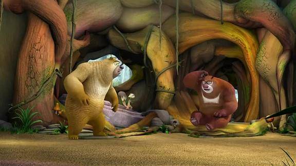 熊大熊二去光头强家找小北极熊,误会光头强了