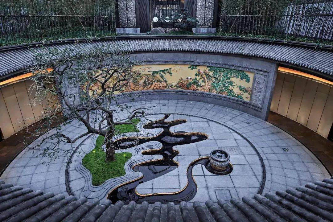 2020年度最美售楼处之四水归堂属于中国人自己的文化瑰宝