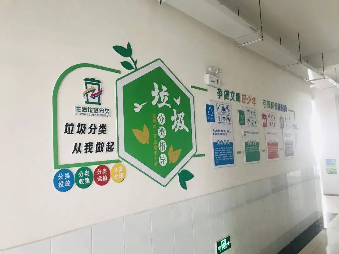 垃圾分类新时尚践行文明我先行周村区正阳路小学丝绸路校区垃圾分类