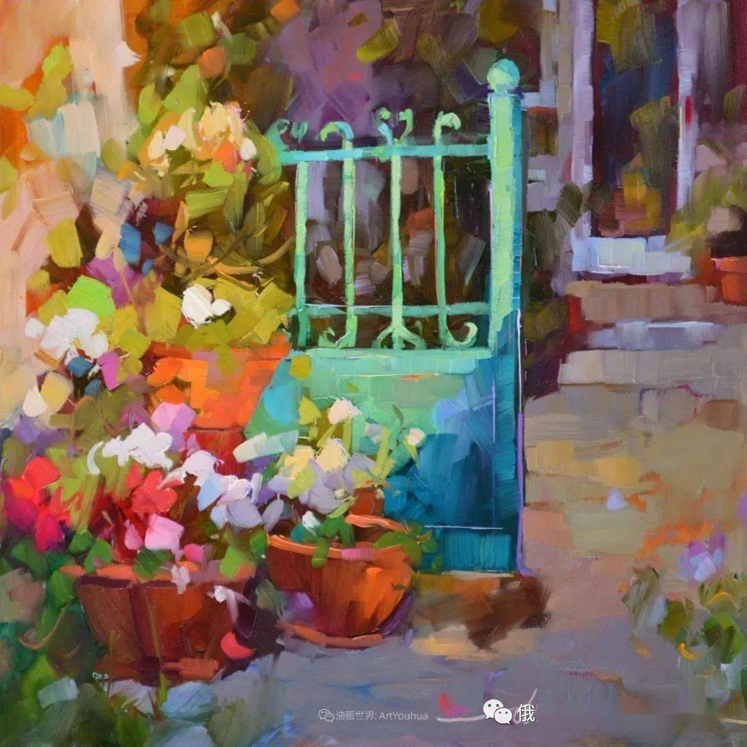 自学成才的美国女画家,在色彩和阳光下找到了灵感!