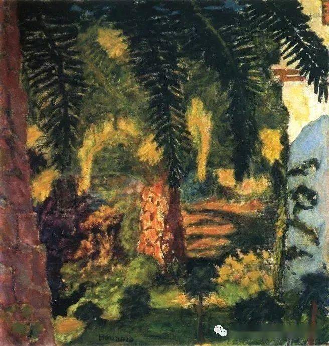 法国著名画家皮耶博纳尔色彩并不只属于自然它更应该属于感情