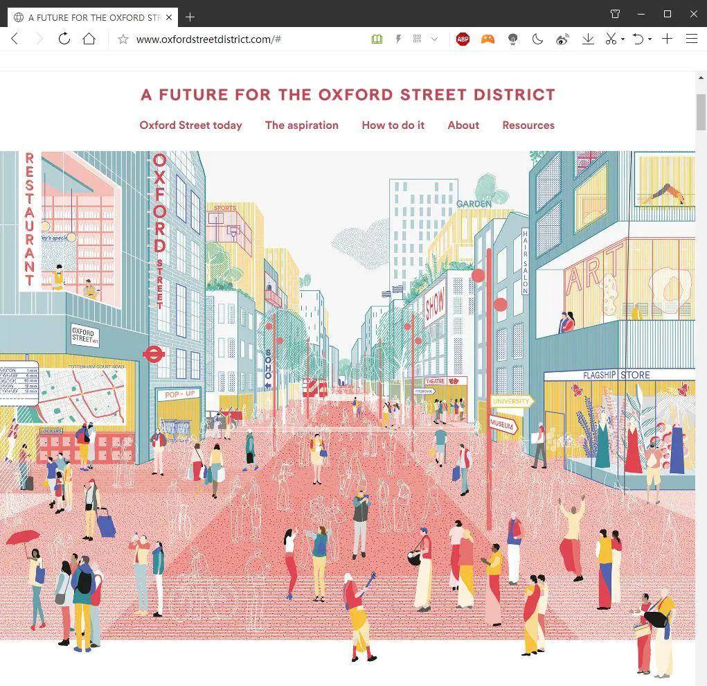 ai插画风格教程丨活力满满的街道小场景