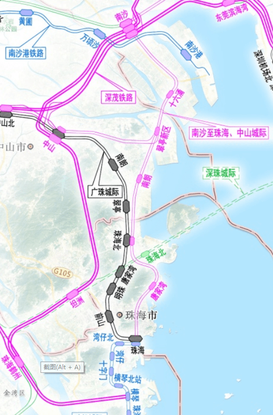 广州18号线珠海规划图图片