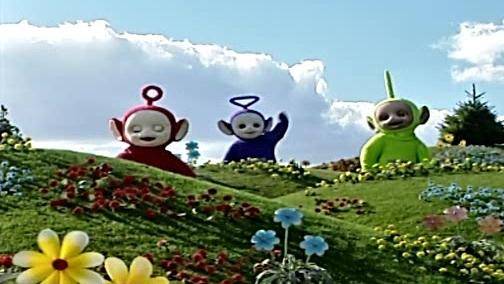 天线宝宝:天线宝宝要回家了,再见喽