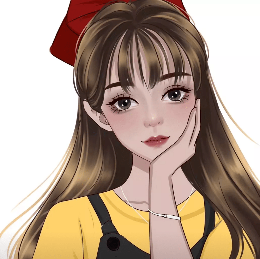闺蜜头像 | 女生手绘头像大全_消耗