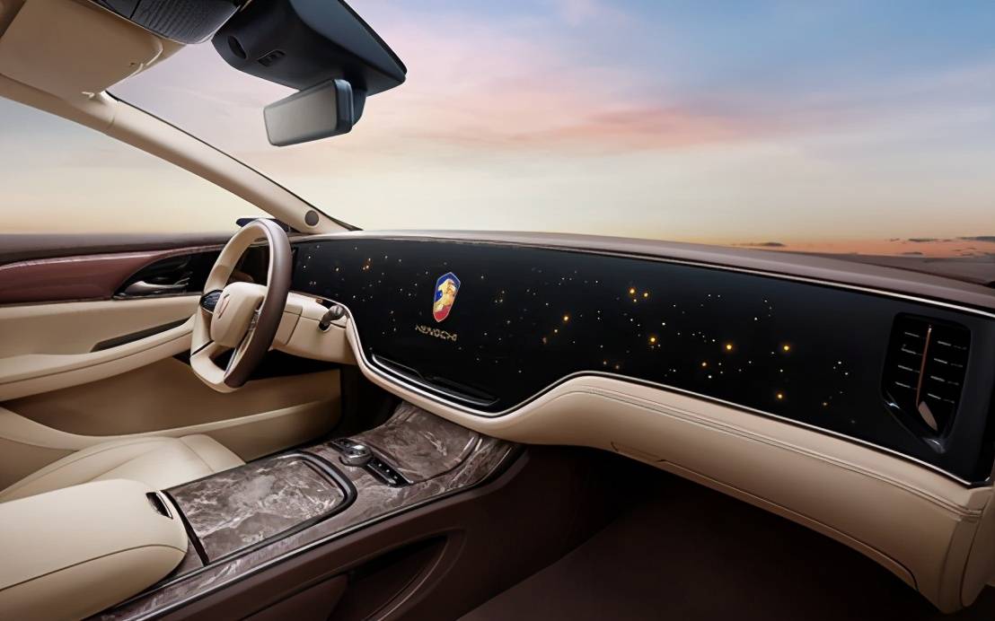 离量产越来越近恒驰1内饰官图发布环抱式智能座舱独创五屏联动许家印