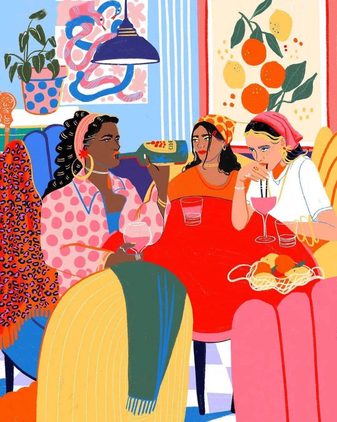 荞头插画分享第227期英国插画师katiesmith