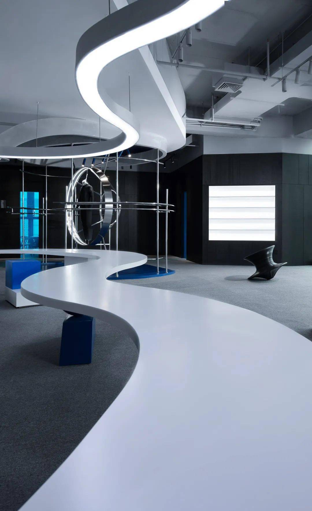 林澍彬北极光遇见冰川未来感交互空间