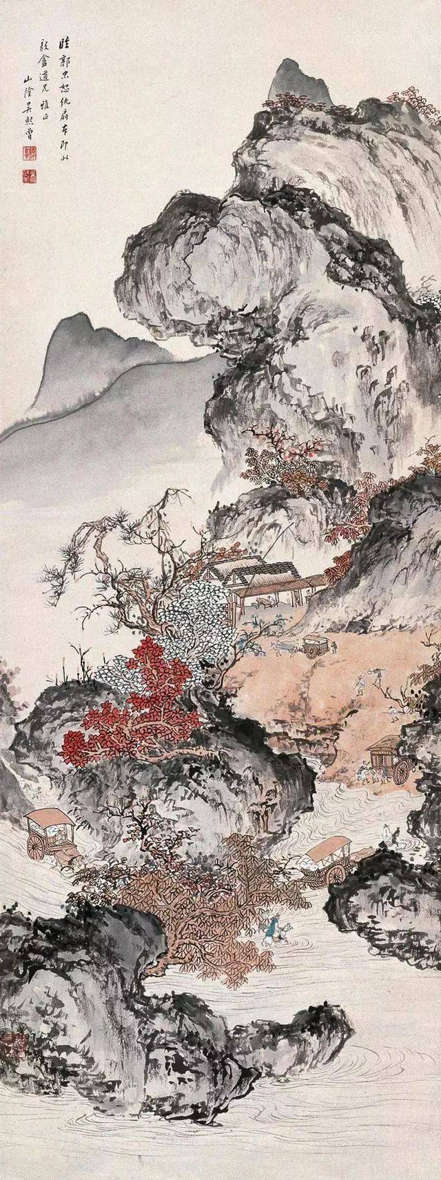 吴镜汀国画作品欣赏