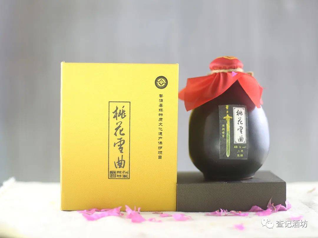 查氏古法酿酒桃花雪曲酿造秘法