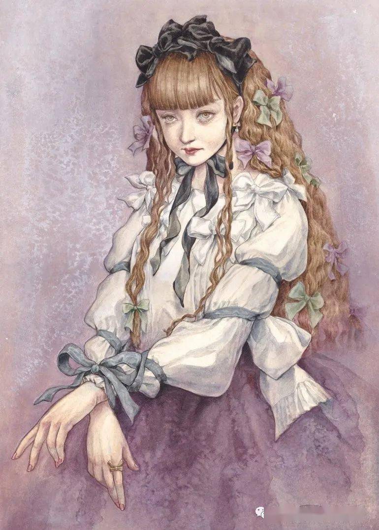 将童年时代的古怪想法和记忆投射到作品中 —— 日本现代女画家,插画