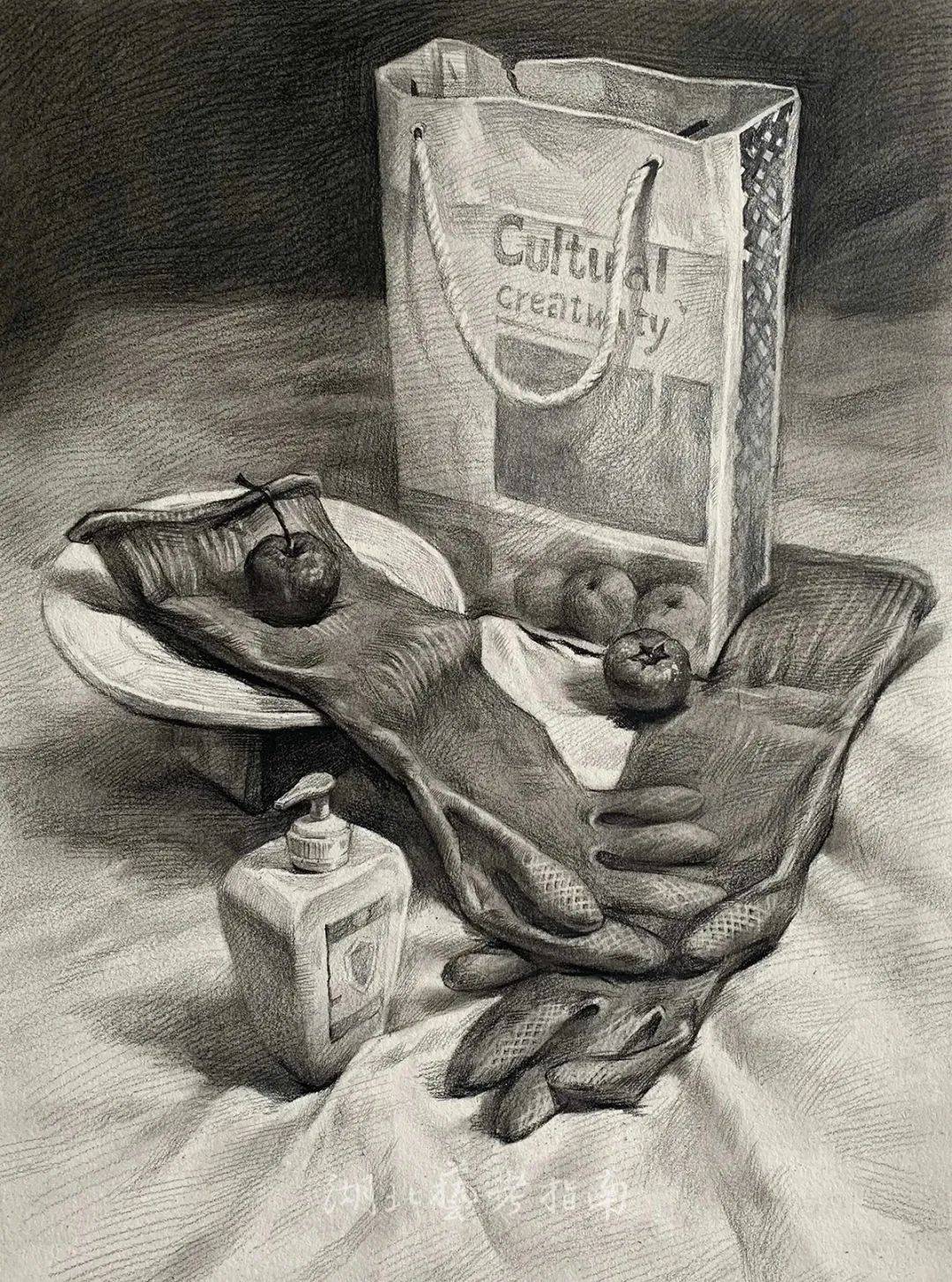 2021年湖北省美术统考考题及示范画素描