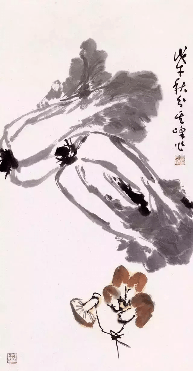 看看这七位大师画的冬储大白菜