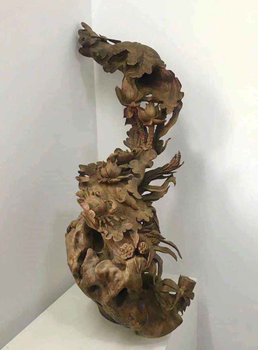人物点赞天台80后根雕大师化朽木为神奇件件精彩