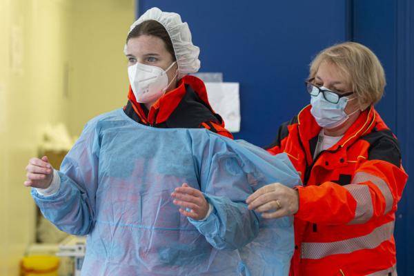 疫情下的斯洛文尼亚新冠病毒检测中心