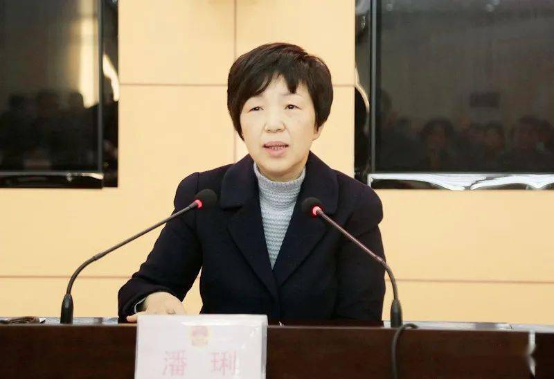 县委副书记,县长潘琍出席会议并作经济社会发展情况报告.