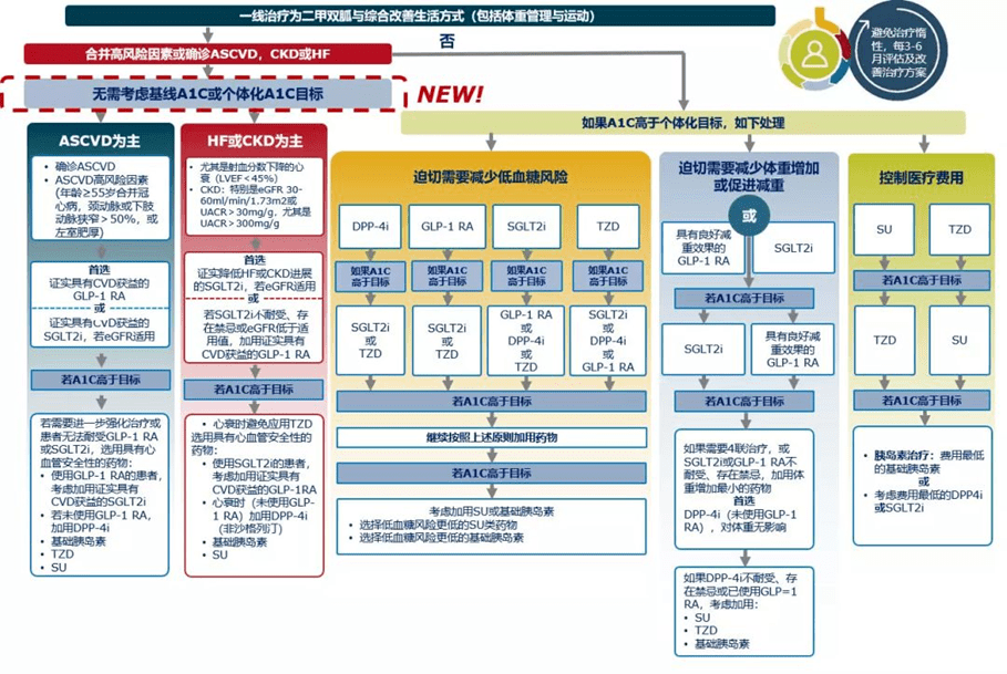 2021年ada指南t2dm治疗用药的十项推荐意见