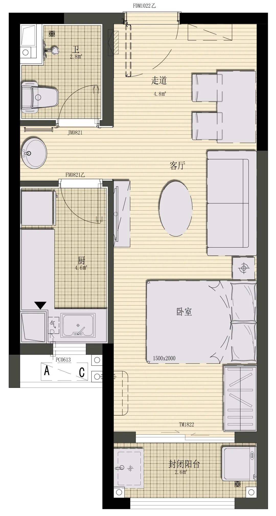 富乐新城公租房户型图片