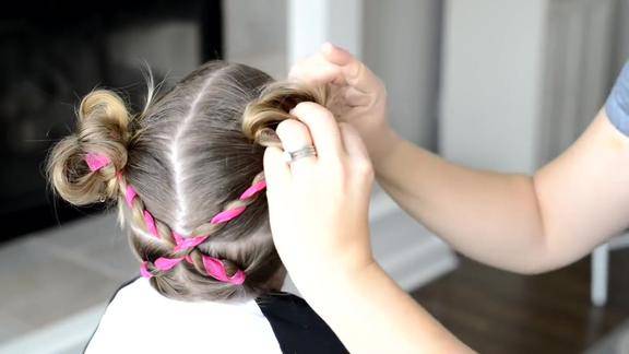 超级可爱的女宝宝花式羊角辫编发手残党妈妈也能轻松上手