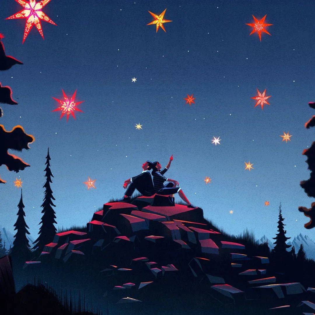 看了这些插画,感觉自己境界都提升了