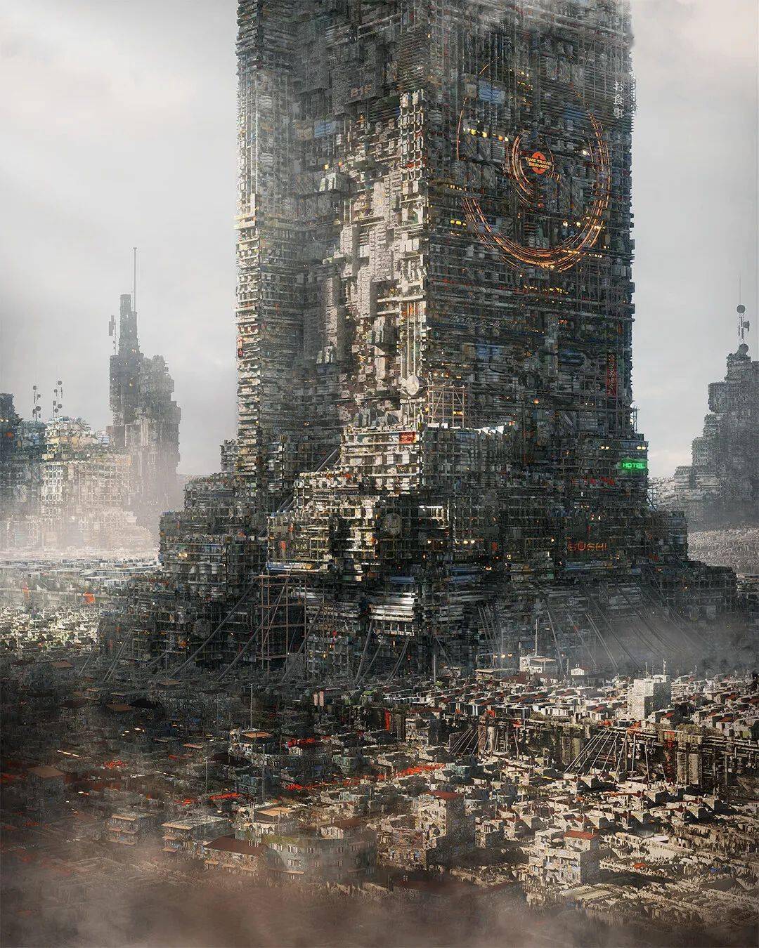 他山之石艺未来乌托邦叹为观止的未来主义城市景观