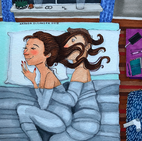 好羞涩美国小姐姐亲手曝光和老公婚后脸红心跳的日常