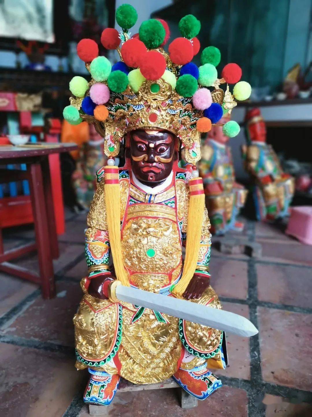 潮汕金身妆彩_神像