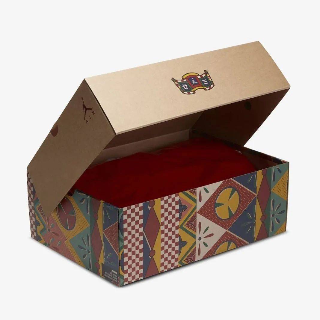 特殊鞋盒外加撕撕乐?这双aj5 cny暗藏玄机!