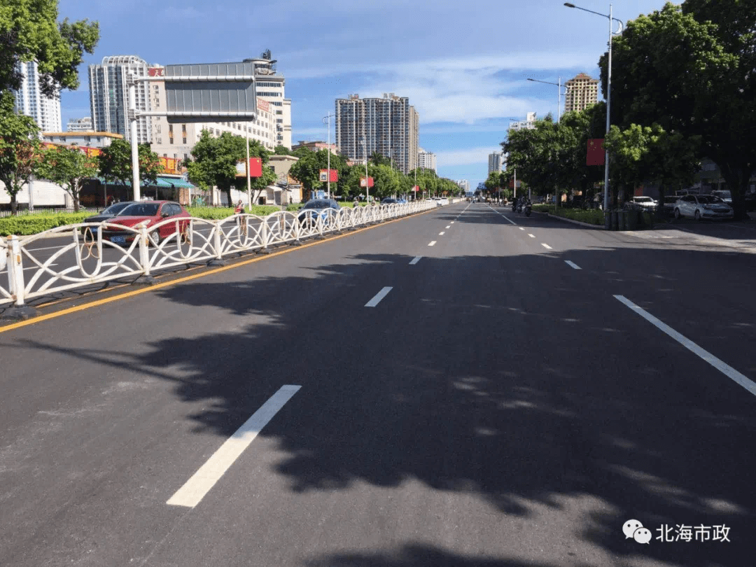 北部灣路(四川路至北京路)維修段東起北京路,西止於四川路,路線全長10