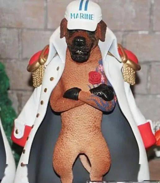 海贼王奇葩三大将手办看到动物系列的他们时网友很形象