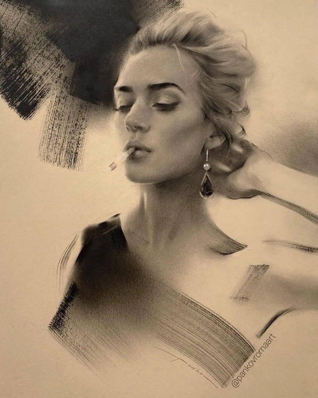 素描讲究虚实关系这组作品能给你灵感