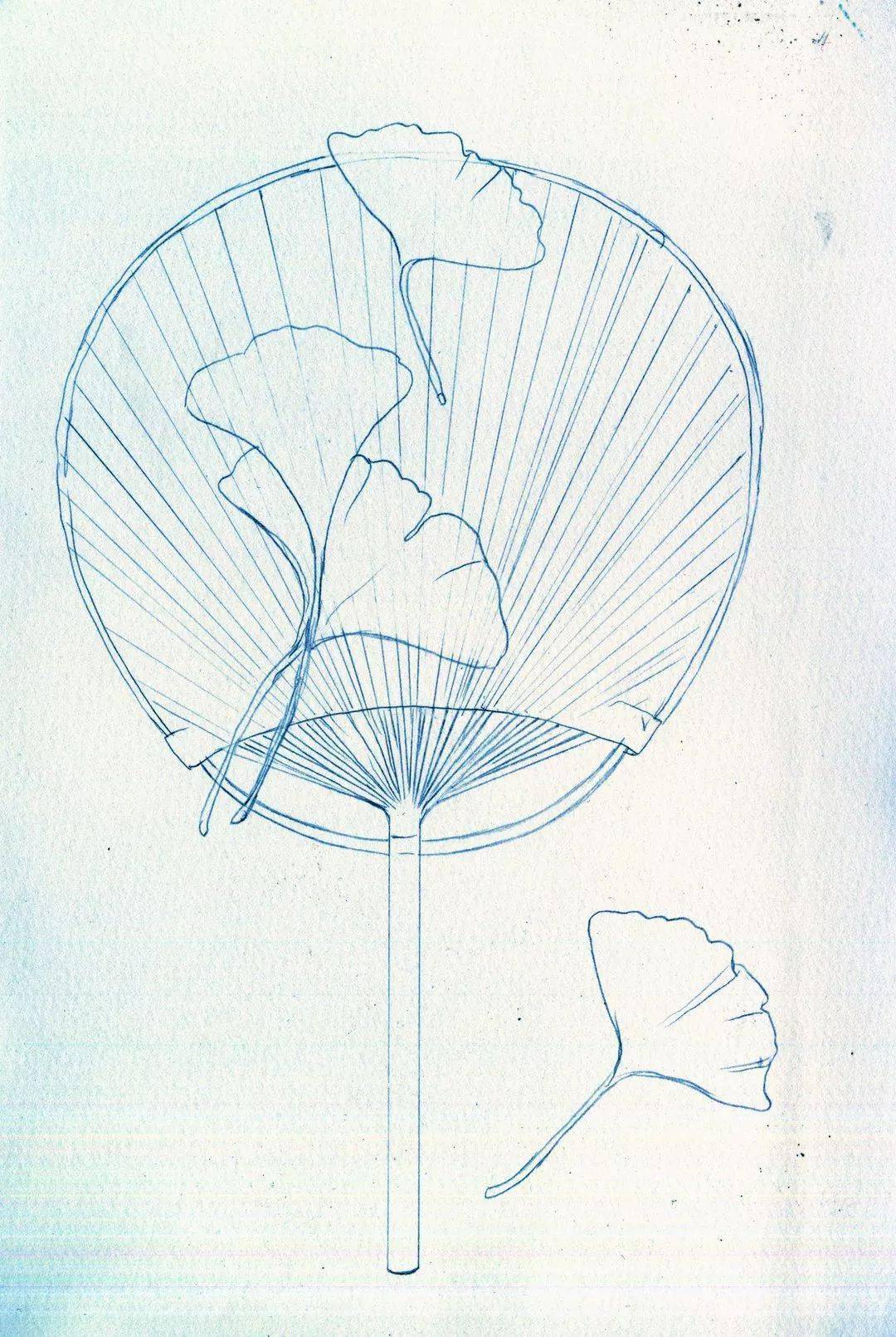 步骤详解     铅笔画出线稿,给大家自动加深啦