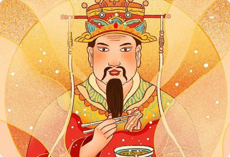 在农村,基本上家家户户都会在灶前设"灶王爷"神位,来负责管理家中的