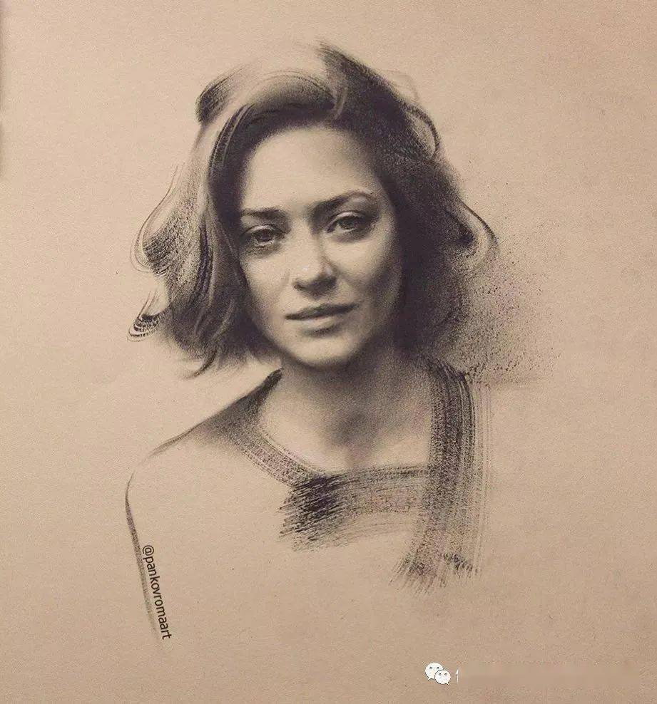 【素描欣赏】画出好看的素描,他就寥寥数笔